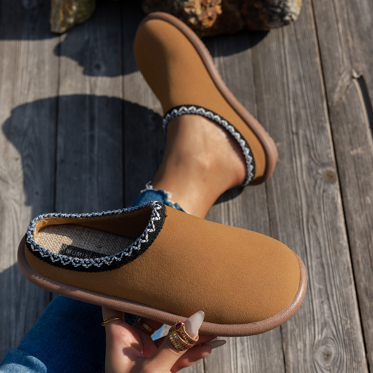 Women'S Shoes In Wide Width - Women's 2025 Embroidered Slippers Ethnic Style
