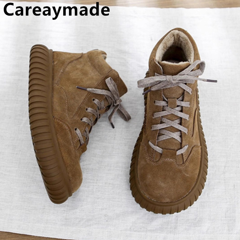 Women'S Shoes X Wide - Careaymade-Wide Head Genuine Leather Women's Boots