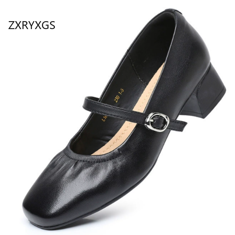ZXRYXGS Premium Sheepskin Squa - огляд і ціна Women Shoes Size 4 In Cm