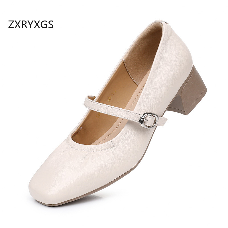 ZXRYXGS Premium Sheepskin Squa - огляд і ціна Women Shoes Size 4 In Cm
