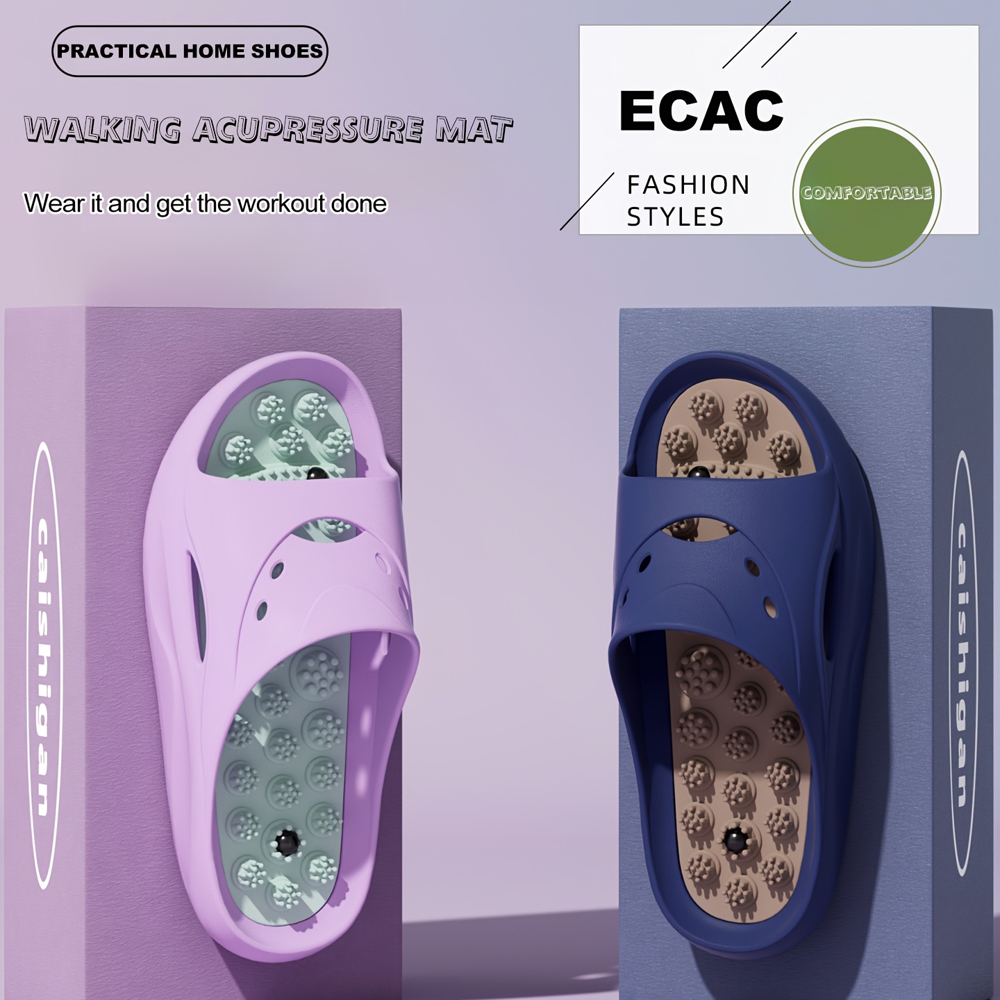 Women Men EVA Massage Slippers - огляд і ціна Women'S Shoes Non Slip