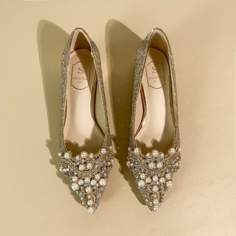 High-end Rhinestone Block Heel - огляд і ціна Women'S Shoes Non Slip