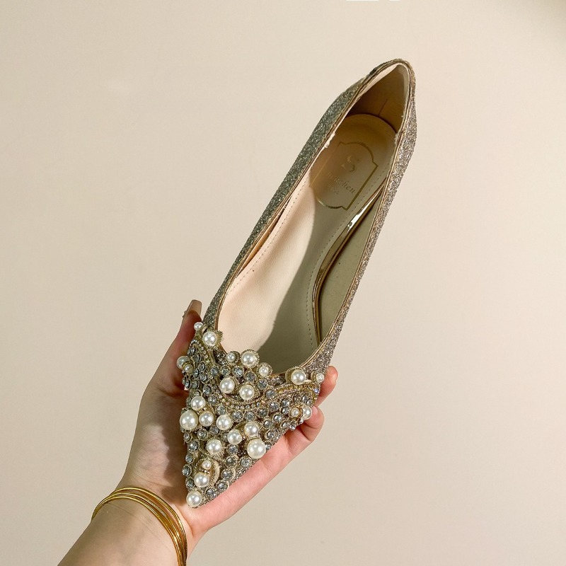 High-end Rhinestone Block Heel - огляд і ціна Women'S Shoes Non Slip