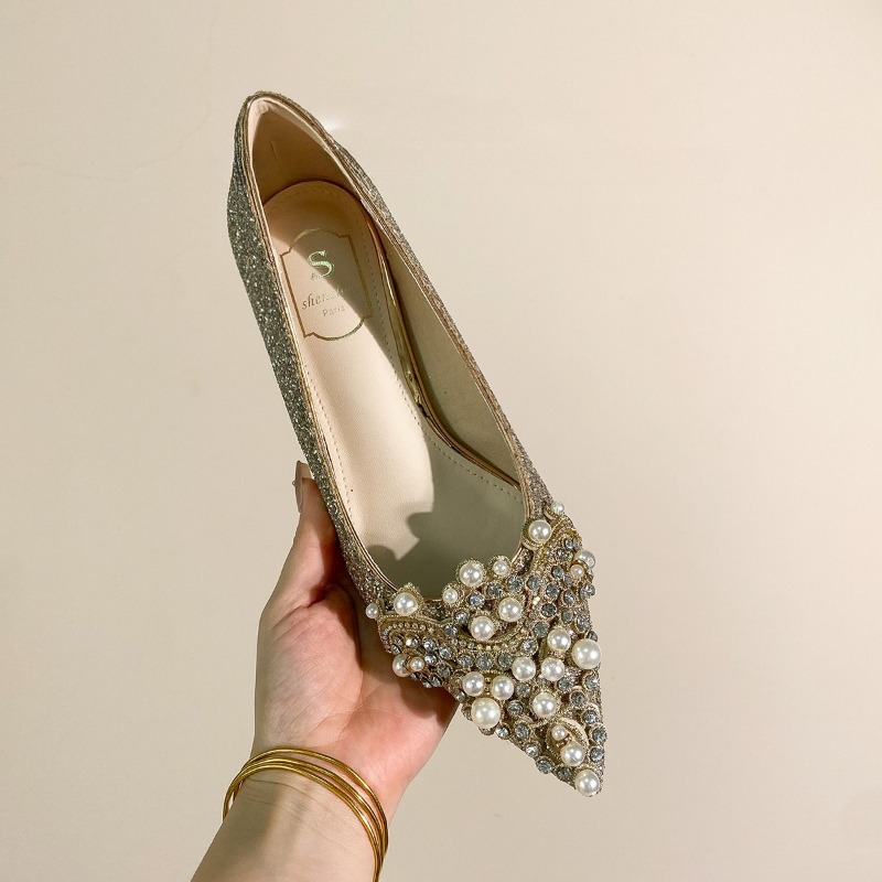 High-end Rhinestone Block Heel - огляд і ціна Women'S Shoes Non Slip
