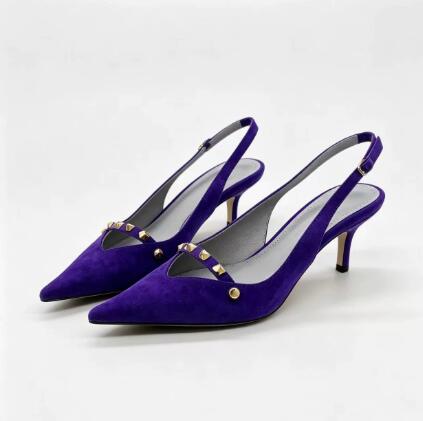 Royal Blue Suede Rivet 4 CM Ki - огляд і ціна Women Shoes Size 4 In Cm