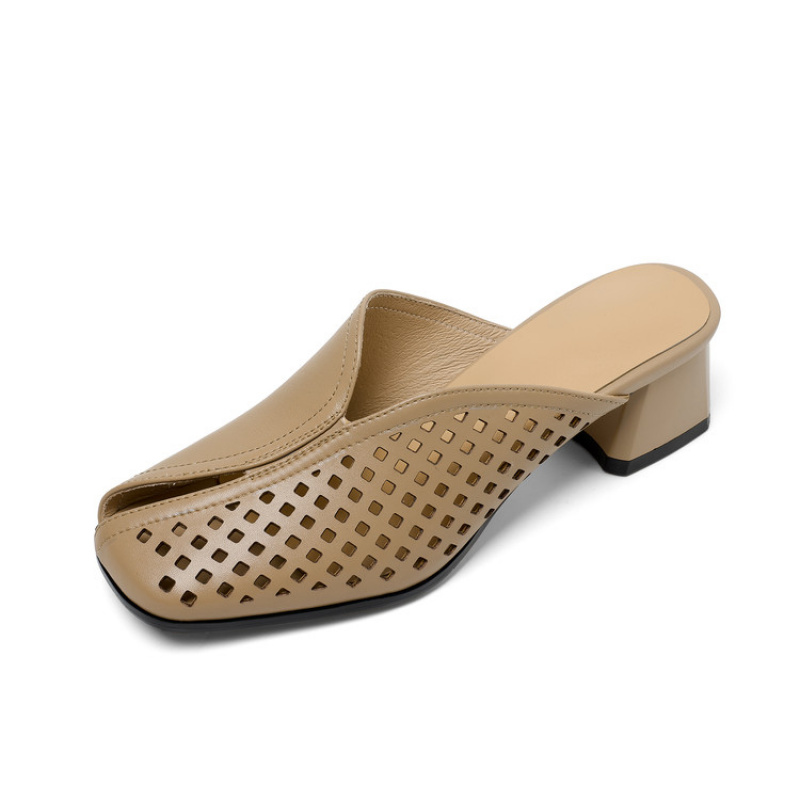 Heels Slippers  Thick Heel  Sl - огляд і ціна Women'S Shoes In Wide Width