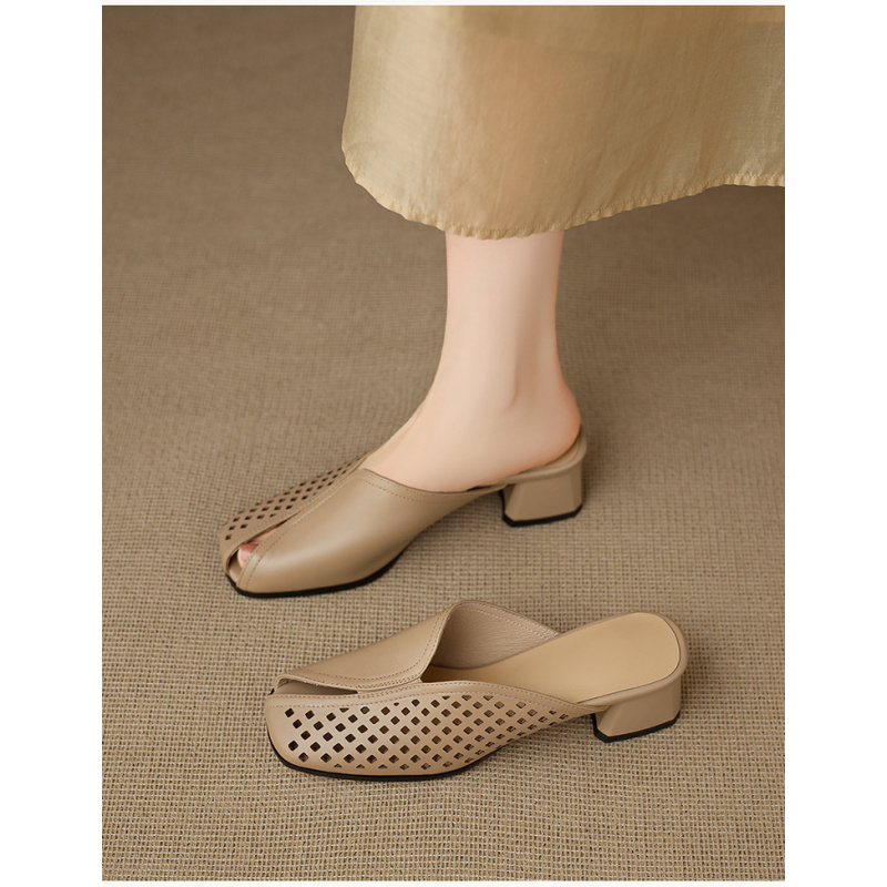 Heels Slippers  Thick Heel  Sl - огляд і ціна Women'S Shoes In Wide Width