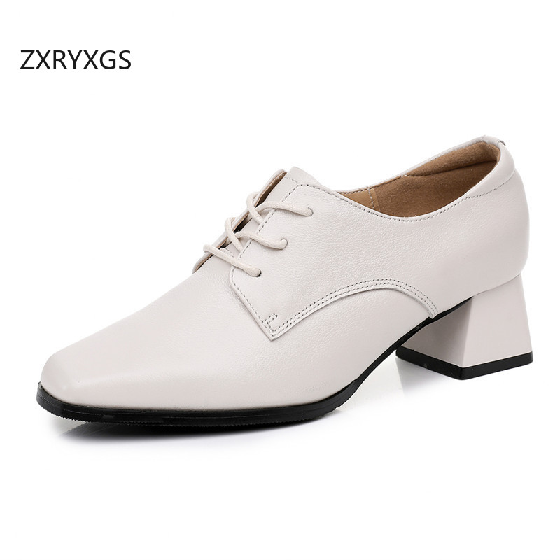 ZXRYXGS 2025  Top Cowhide Lace - огляд і ціна Women Shoes Size 4 In Cm
