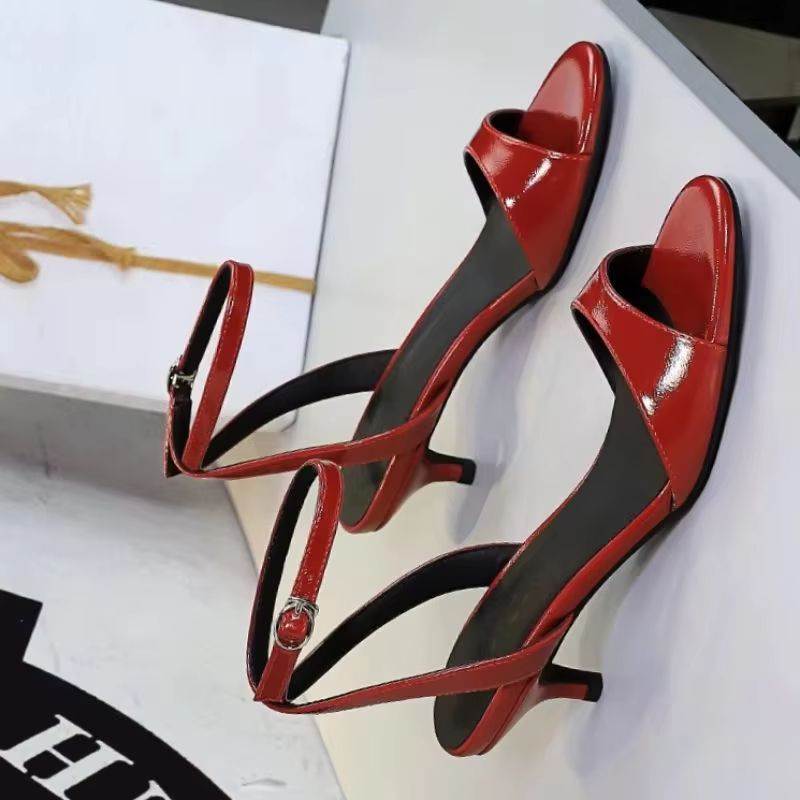 BIGTREE Shoes Open-toe Mid-hee - огляд і ціна Women Shoes Size 4 In Cm