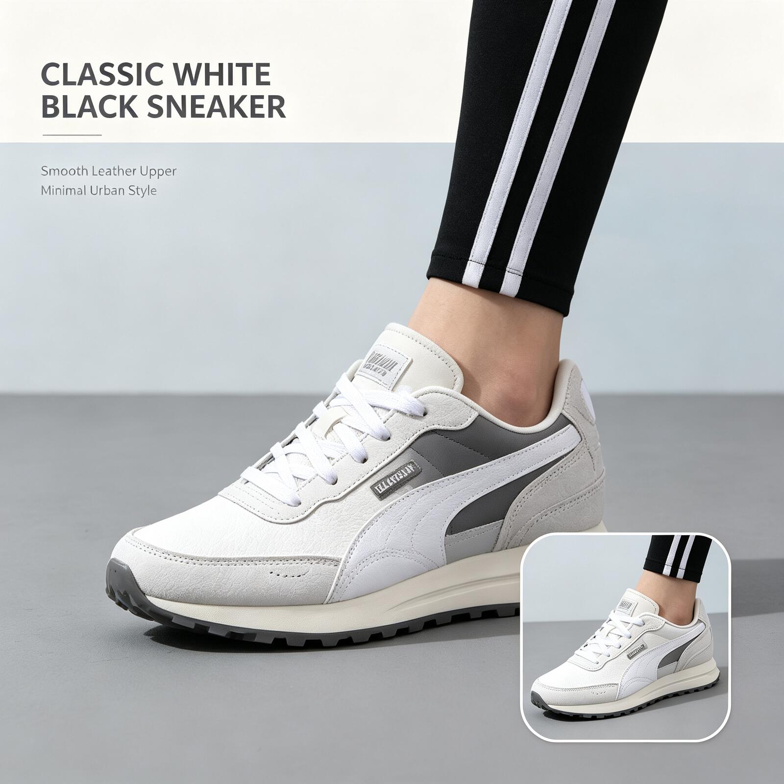 PUMA Men White Black Low Top S - огляд і ціна Women'S Shoes Puma Sneakers