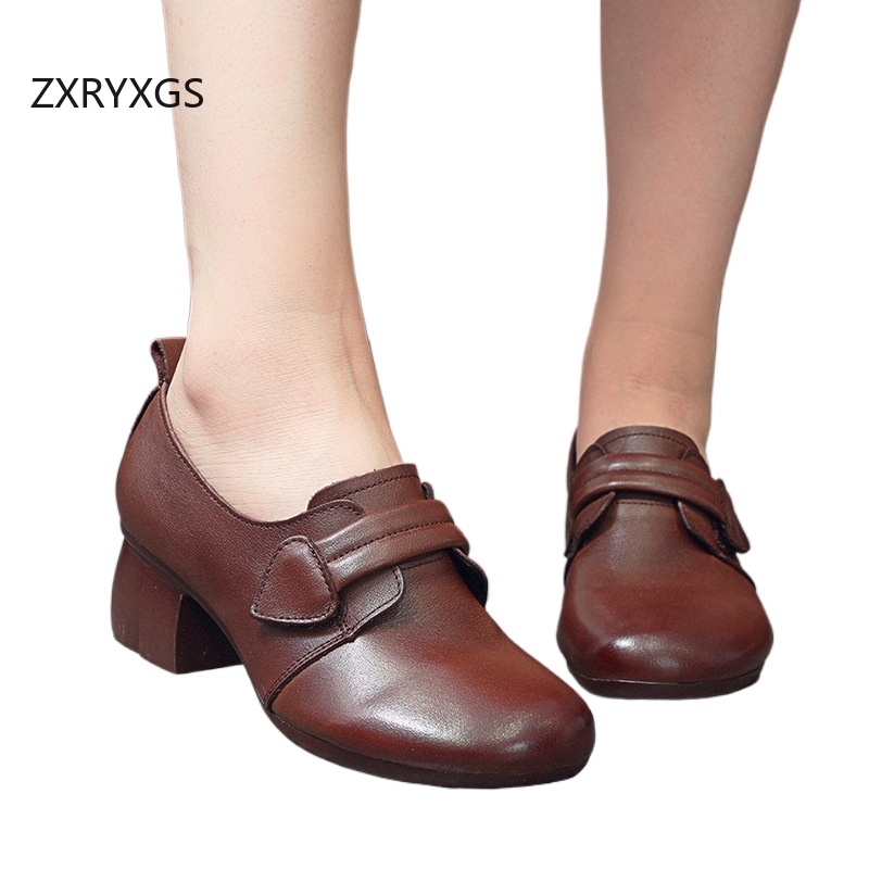 ZXRYXGS 2025 Autumn Real Cowhi - огляд і ціна Women Shoes Size 4 In Cm
